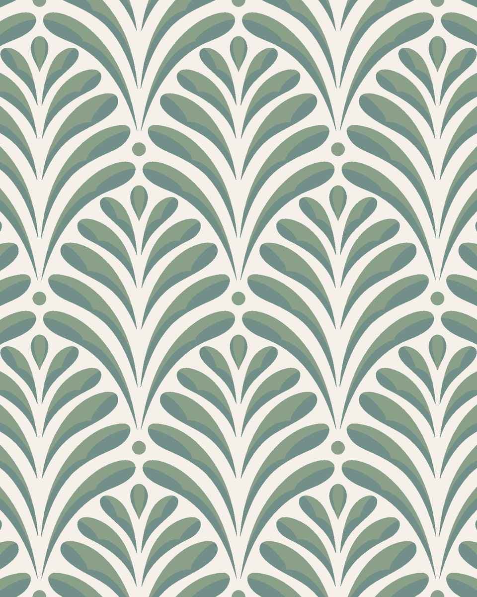 Papel de Parede Leque Botânico
