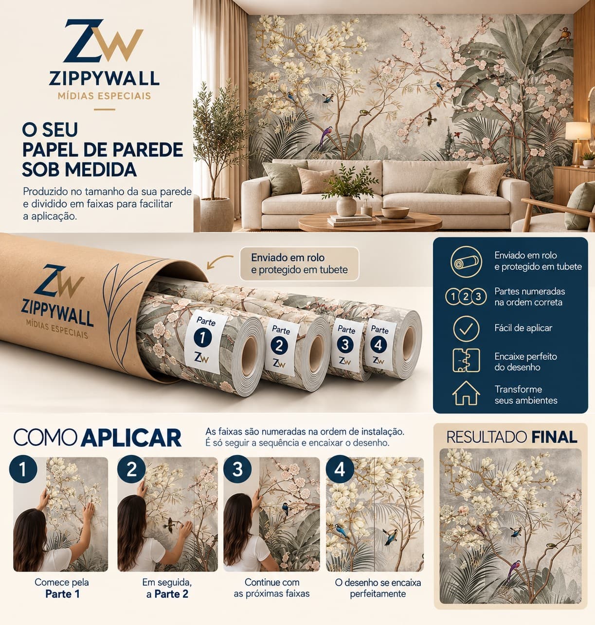 Como funciona o painel