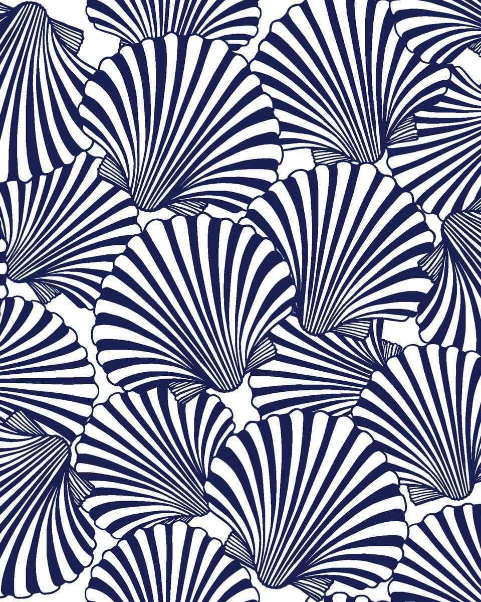 Papel de Parede Vieiras Marinhas