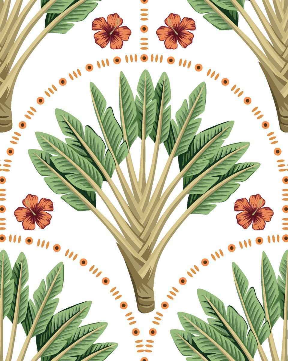 Papel de Parede Éden Tropical